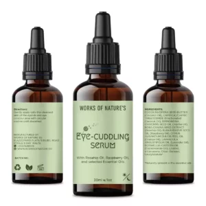 Eye-cuddling serum